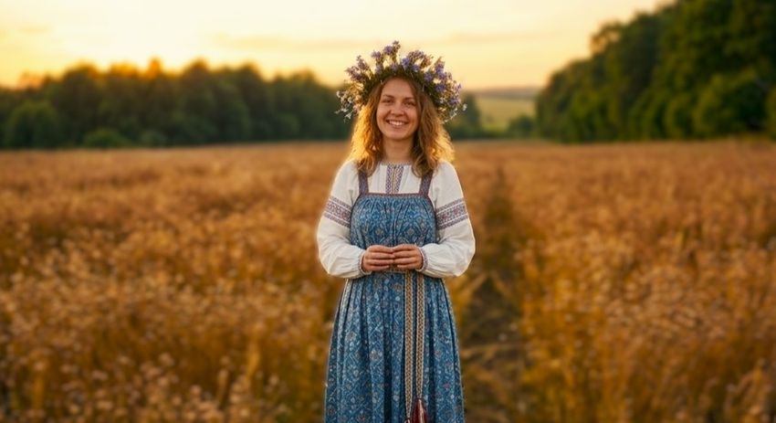 Фольклорный фестиваль "Влюблен в лен"